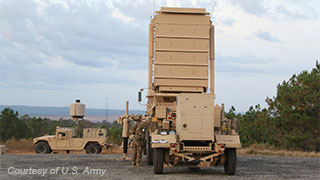 Q-53 Counterfire Radar System for the U.S. Army; image courtesy of U.S. Army