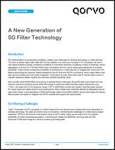 A New Generation of 5G BAW Filtering Technology